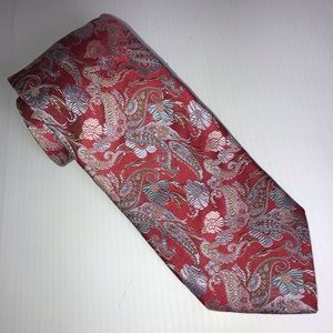 Already Milano Luxury Designer Tie Red Pink Blue